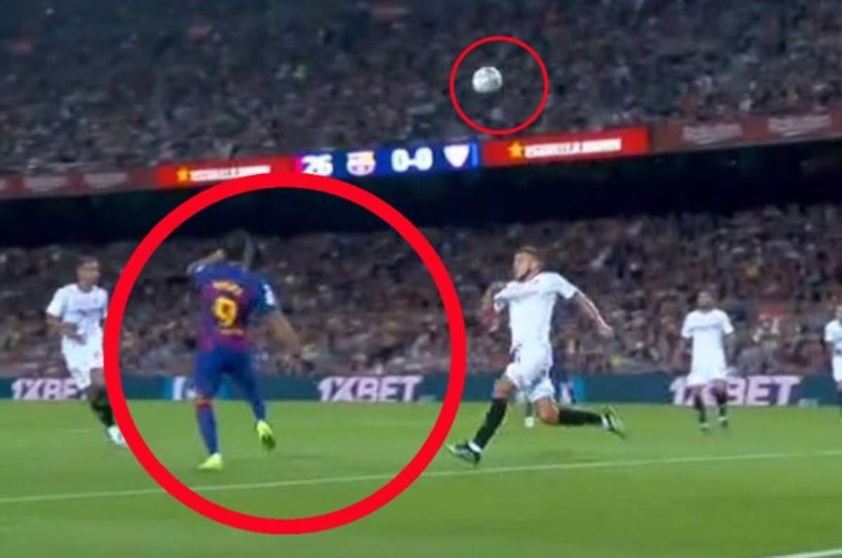 La impresionante chilena de Luis Suárez con Barcelona ante Sevilla
