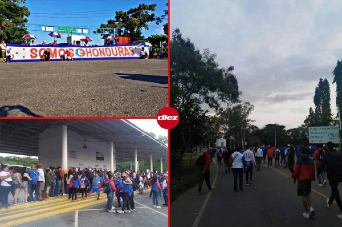Invasión merengue en Guatemala: La Ultra Fiel se toma la capital chapina para apoyar a Olimpia