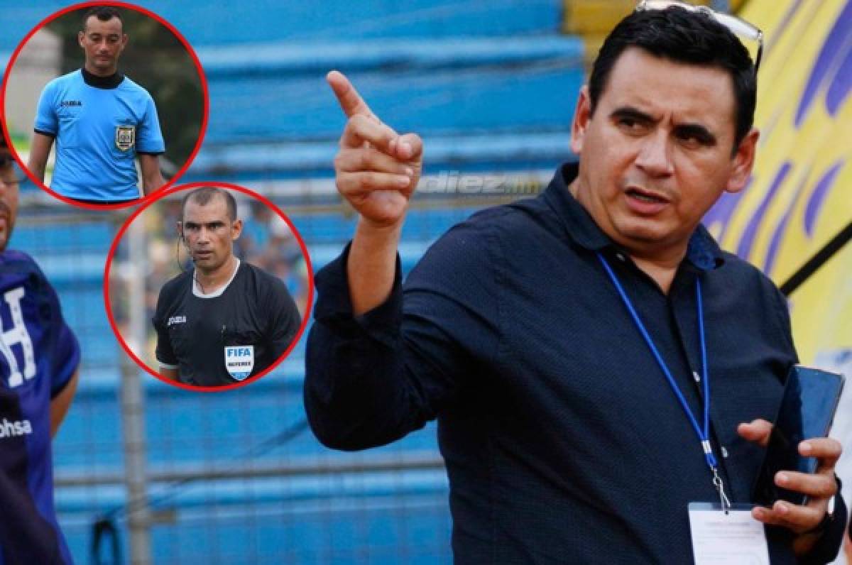 Benigno Pineda acepta errores de árbitros en juego de Marathón-UPN y Motagua-Olimpia