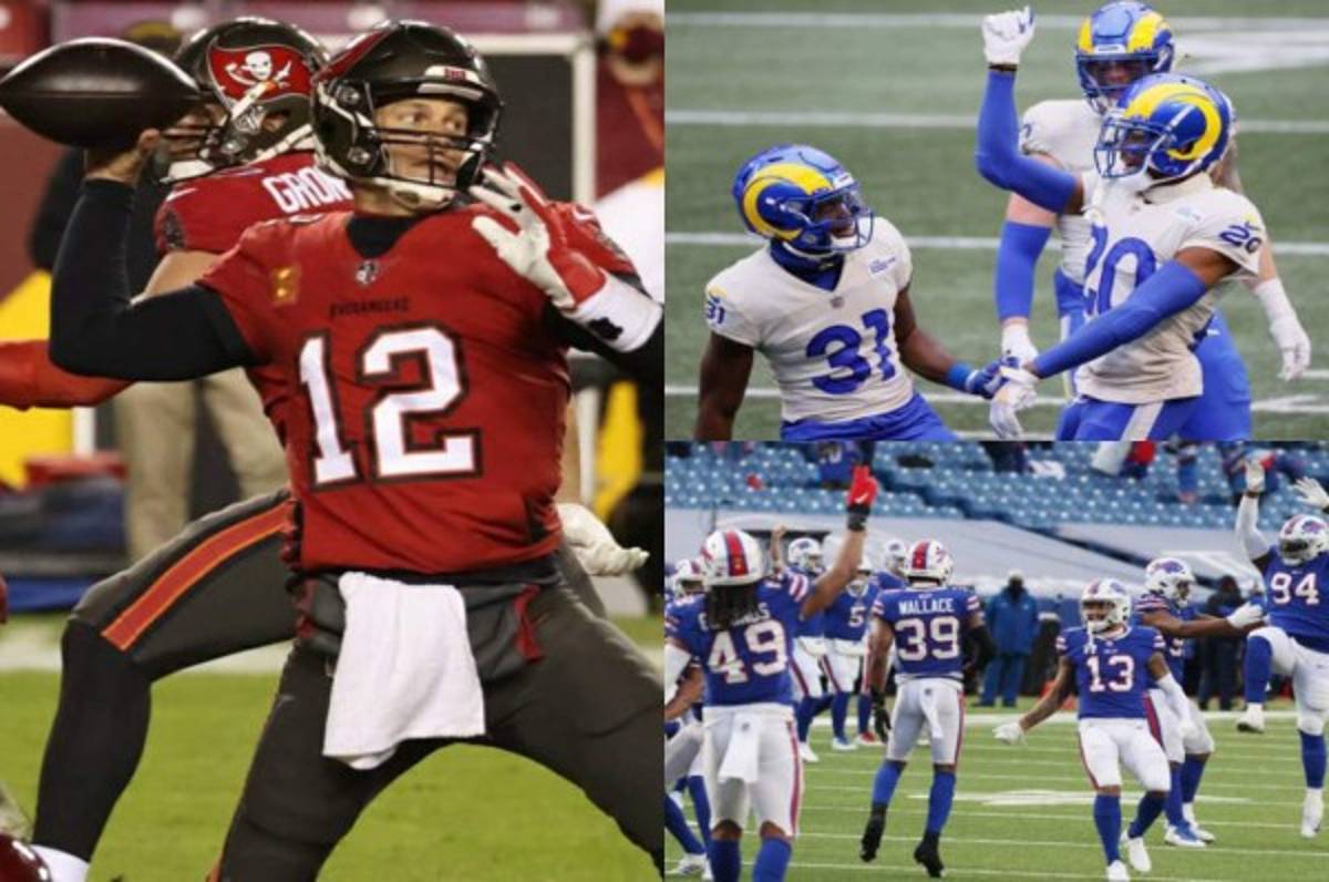 NFL: Tom Brady guía a Bucs a victoria en playoffs y agranda su marca; Rams y Bills avanzan