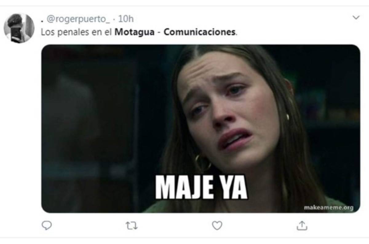 ¡Para morir de risa! Los memes tras la extensa tanda de penales entre Motagua y Comunicaciones