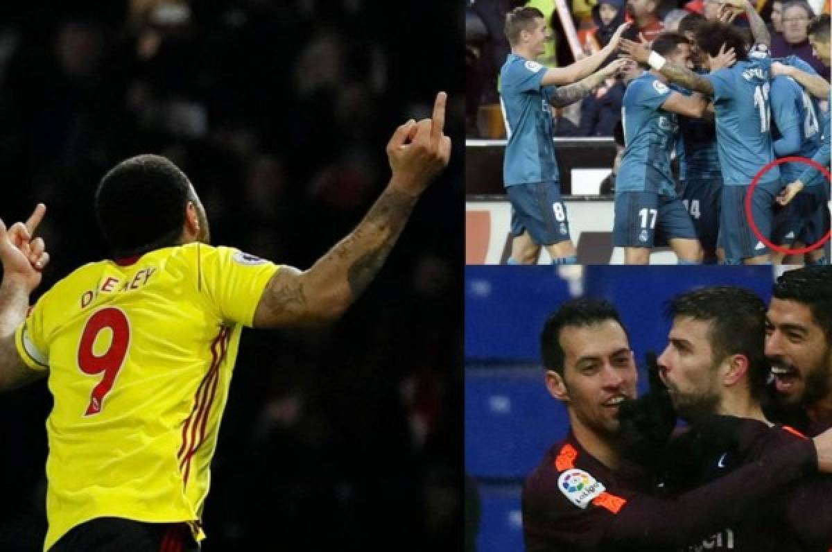 La de Piqué y Deeney, las últimas celebraciones más polémicas en el fútbol