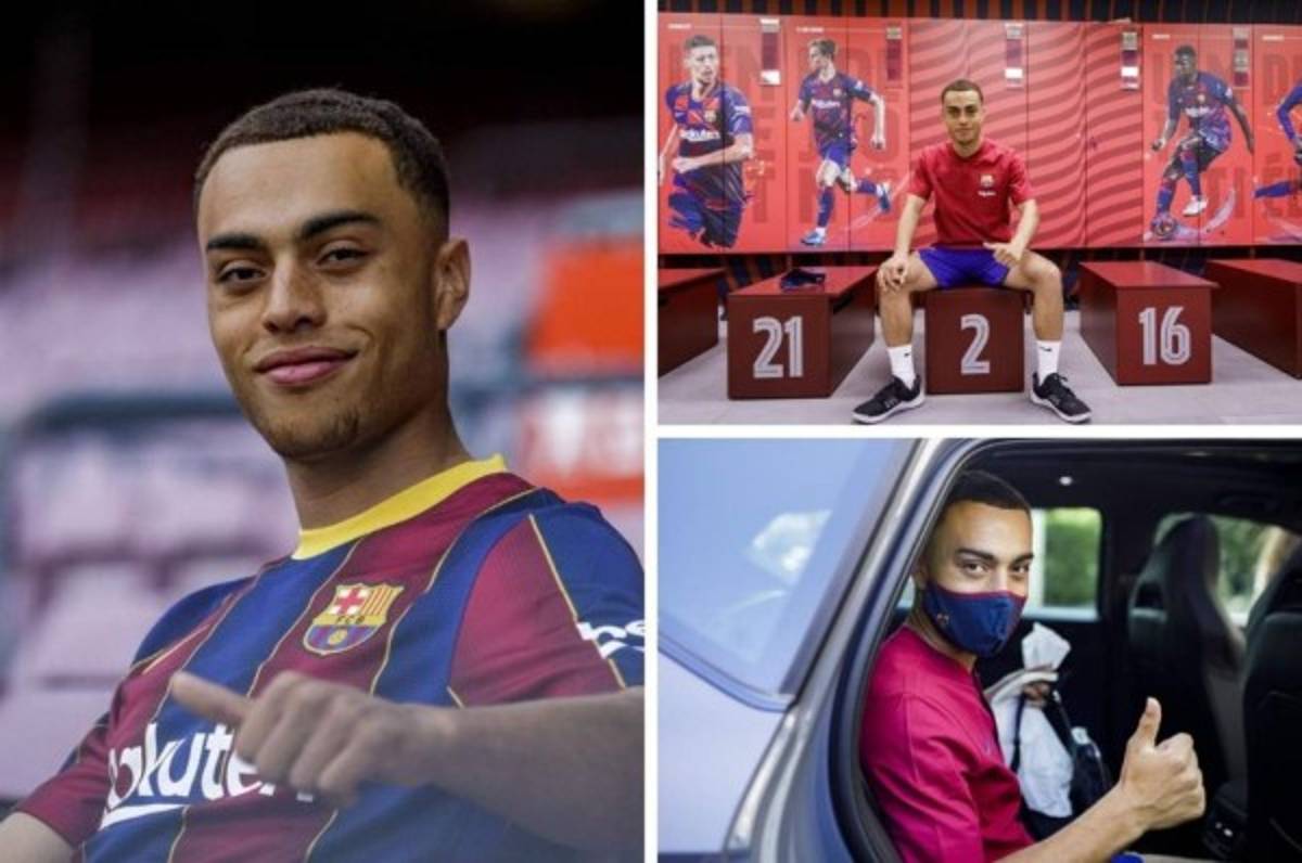 El primer día de Sergiño Dest en el Barcelona: Su gesto para ganarse a la afición y su dorsal