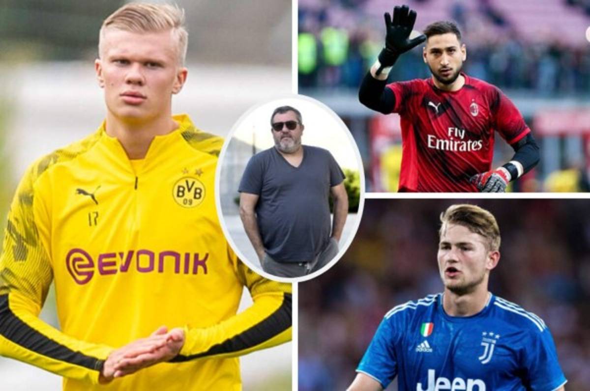Erling Haaland, su niño de oro: Los cracks mundiales representados por el polémico Mino Raiola
