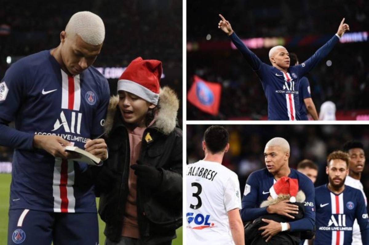 Para ser leyenda no necesitas mucho: El gran gesto de Mbappé con un niño en pleno partido del PSG    