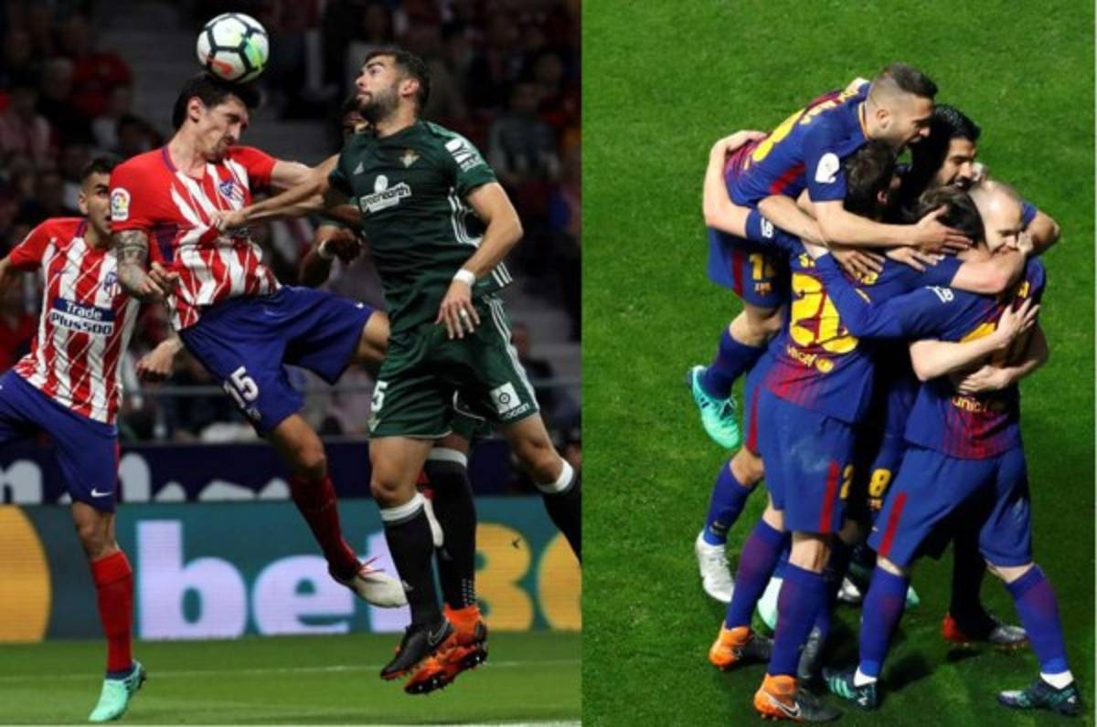 Atlético empata ante el Betis y Barcelona puede coronarse en el Riazor