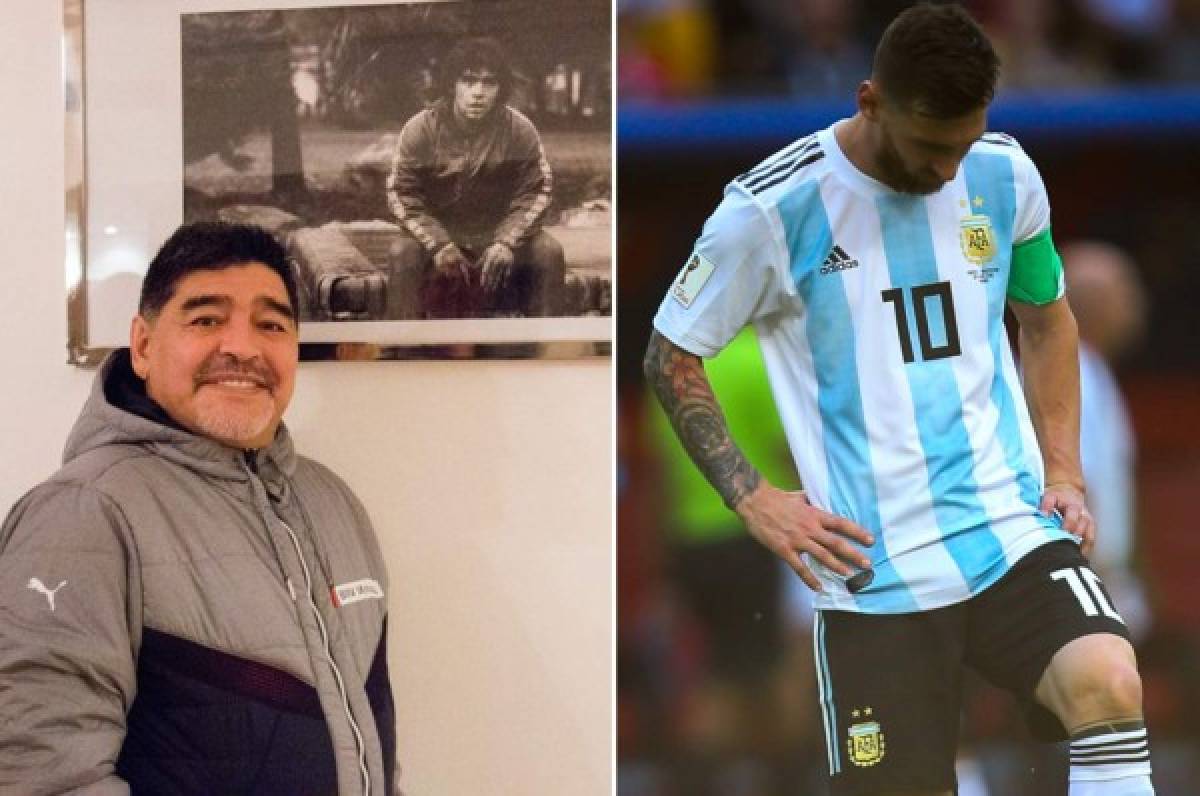 Maradona sobre comparación con Messi: 'Maradona hay uno solo, y que se dejen de hinchas las pelotas'