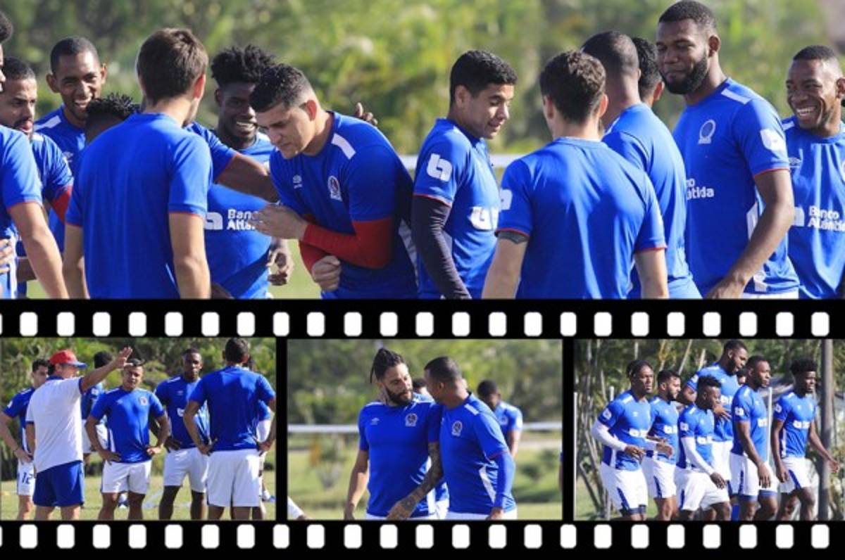 Con alegría y enfocado en un triunfo, cerró Olimpia preparación para enfrentar a Motagua