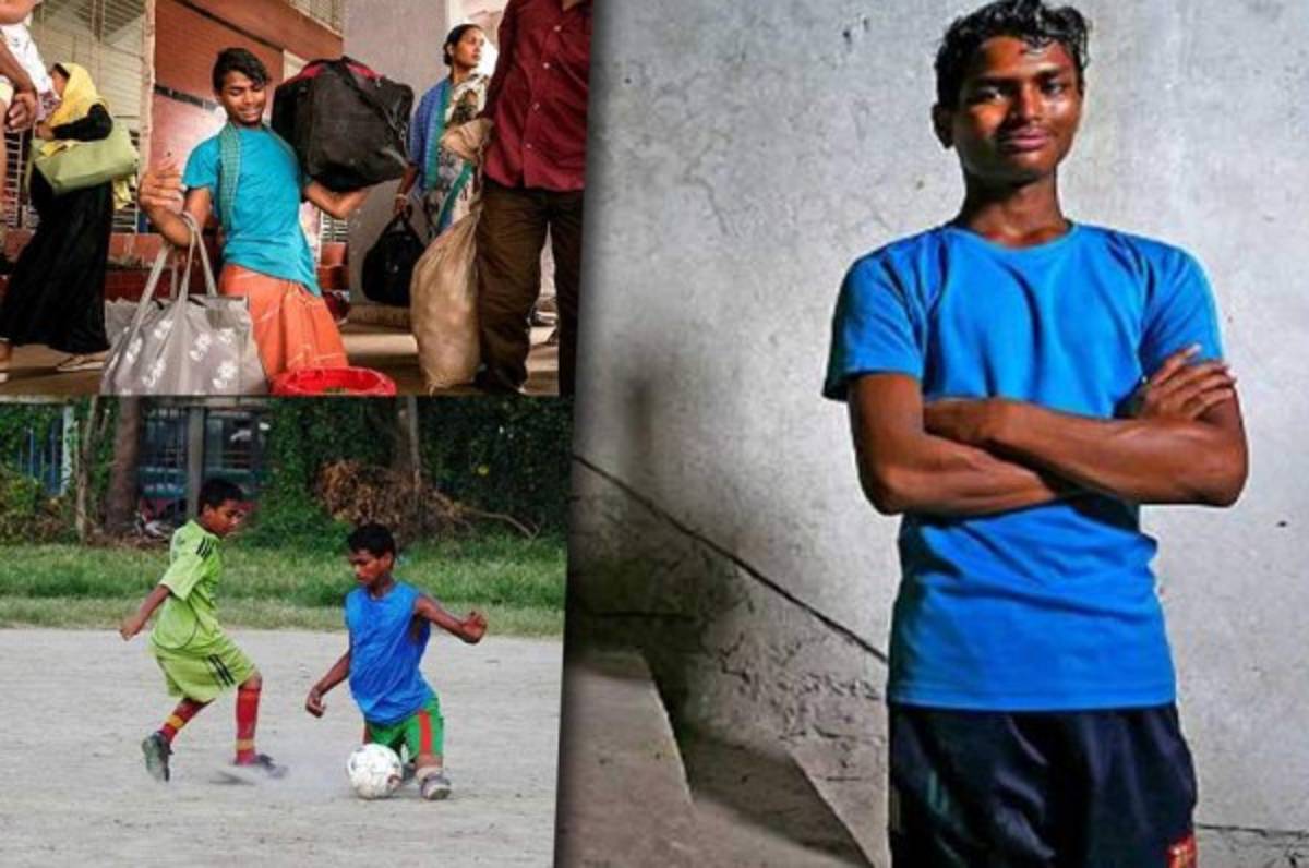 ADMIRABLE: No tiene sus dos piernas pero sueña con ser un futbolista profesional