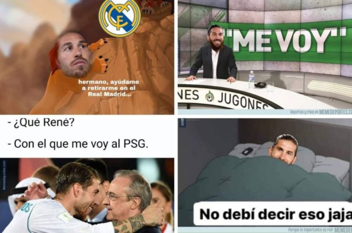 Los memes del adiós de Sergio Ramos donde destrozan a Florentino Pérez y al Real Madrid