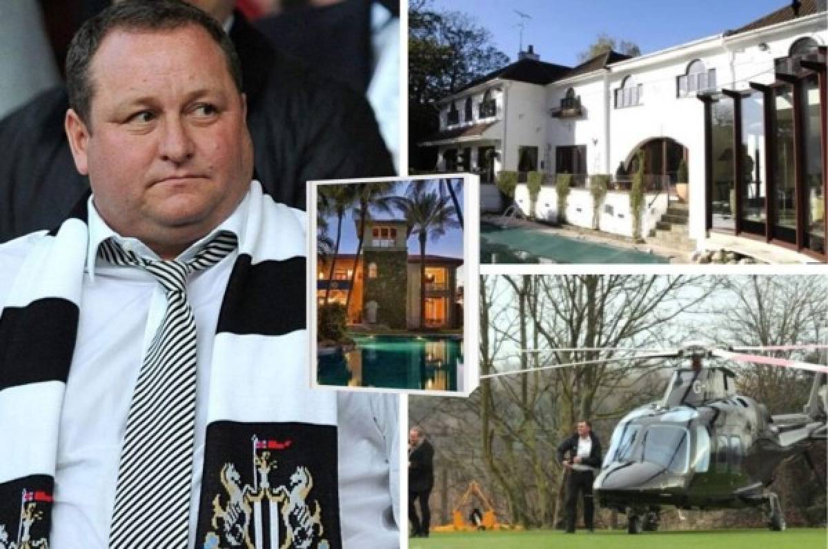 Ocho mansiones y hasta helicóptero: La millonaria vida Mike Ashley, quien venderá al Newcastle