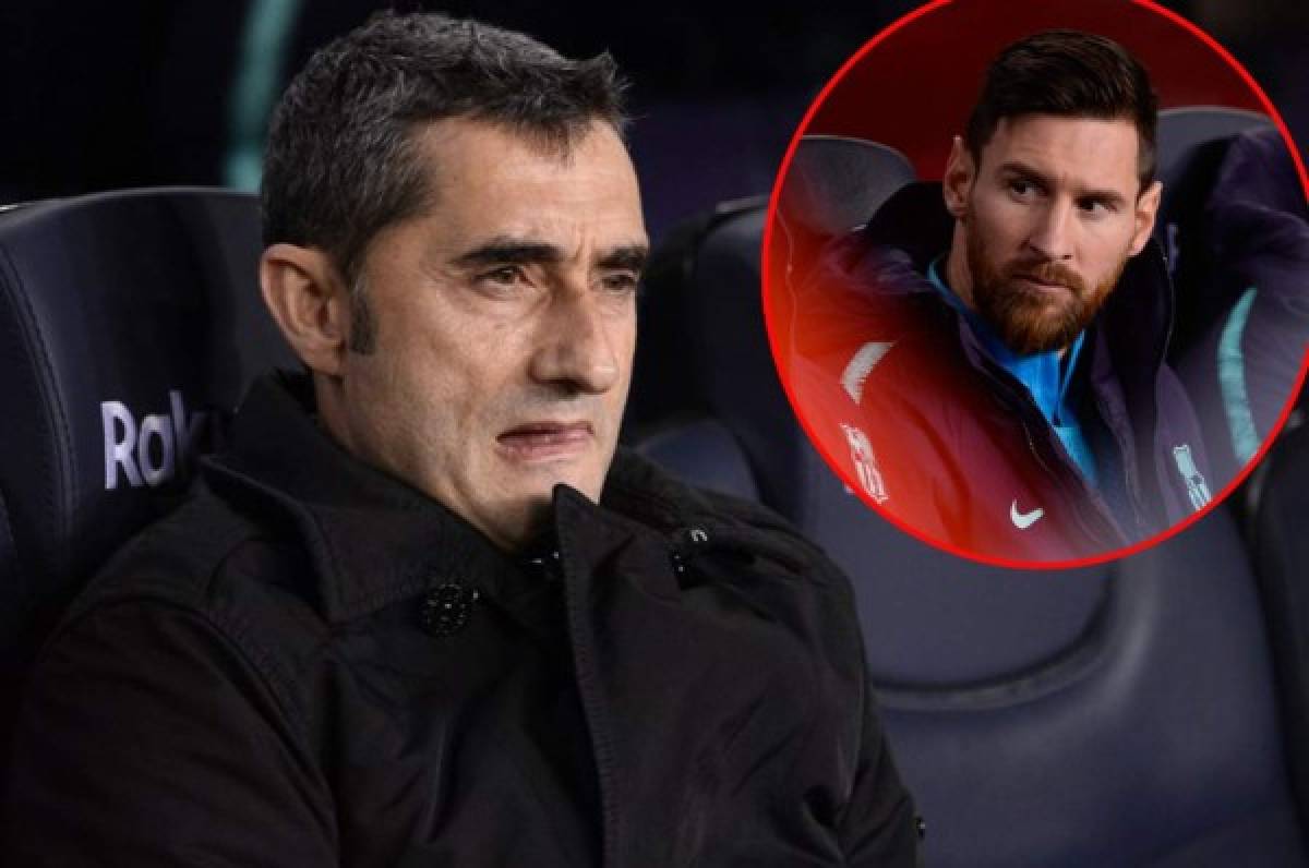 Valverde se destapa y explica la razón por la que Messi fue suplente