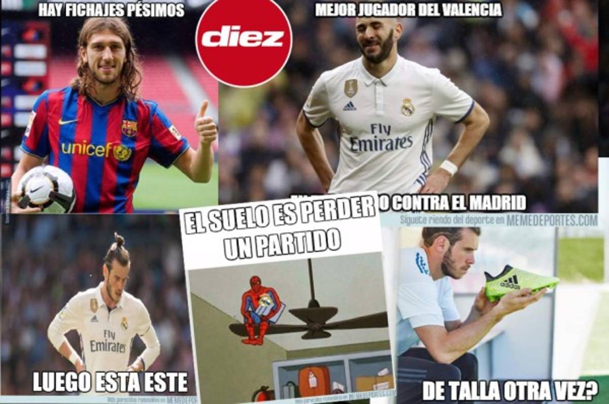 Los memes atacan a Bale y Benzema tras el empate del Madrid ante Valencia