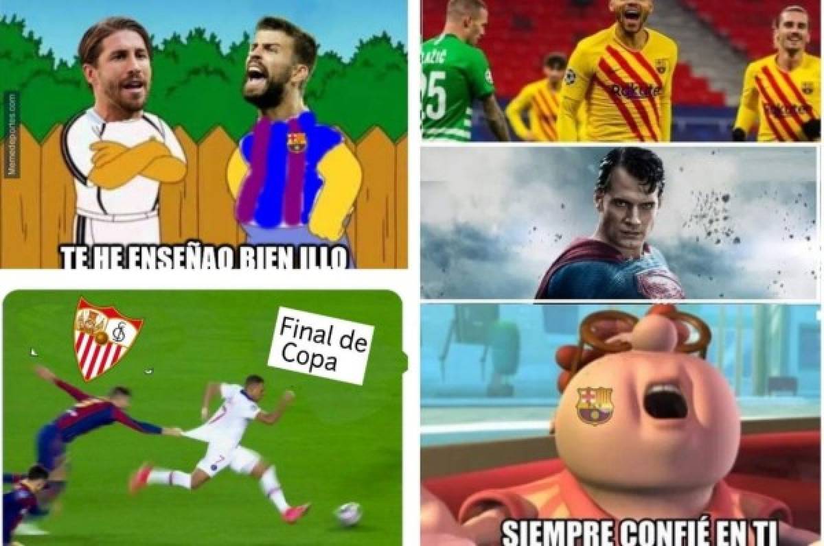 Los memes que dejó la tremenda remontada del Barcelona ante el Sevilla en Copa del Rey