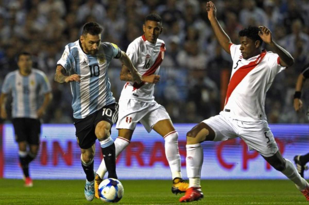 Lionel Messi no ha podido batir a los peruanos en La Bombonera. FOTOS: AFP