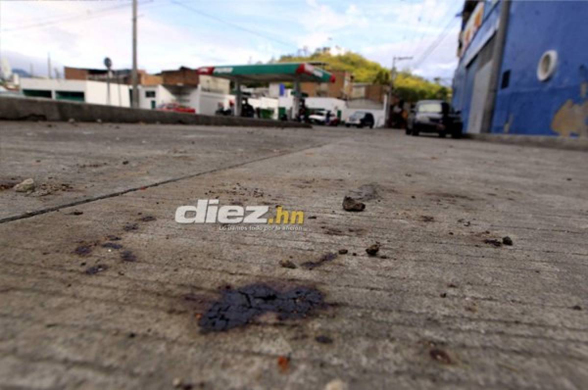 FOTOS: Con piedras llenas de sangre, así luce el estadio Nacional luego de la tragedia