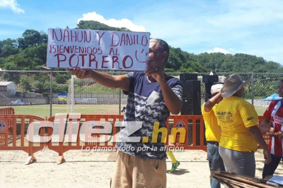 ¡Locura total! Las curiosas imágenes que nos dejó el Galaxy-Olimpia en Roatán