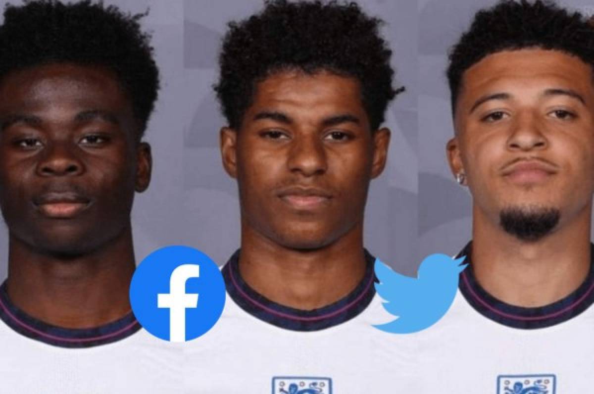 ¡Duras sanciones! Facebook y Twitter garantizan acciones contra insultos racistas a futbolistas de Inglaterra