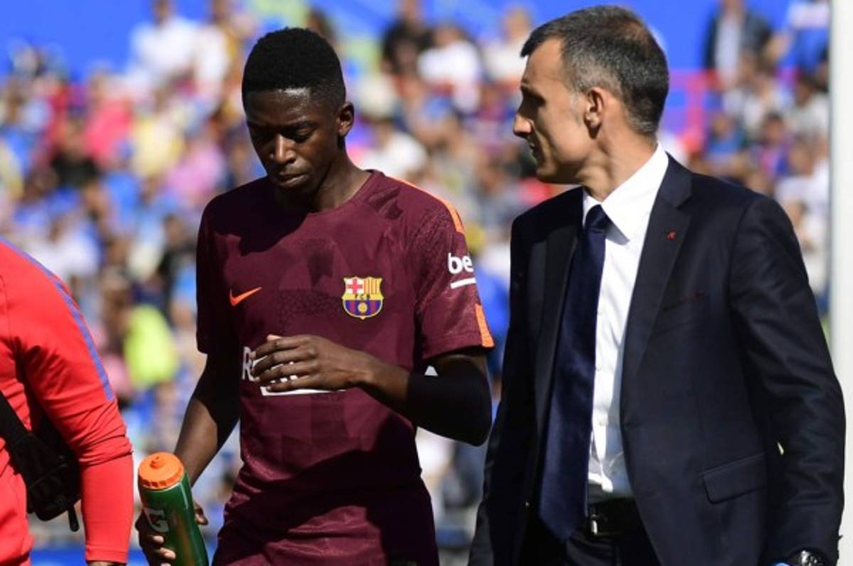 Duro golpe: Ousmane Dembélé estará de tres a cuatro meses de baja