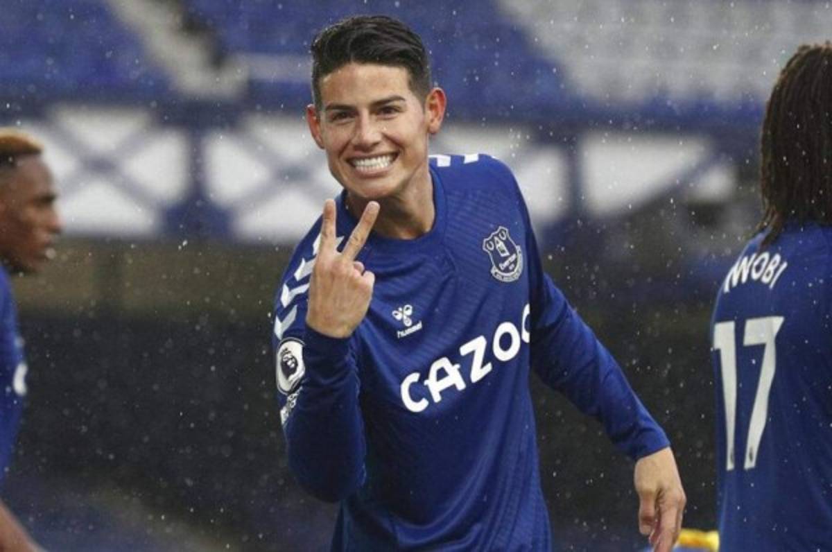Sorpresa: El Everton desvela que ficharon a James Rodríguez sin pagar un tan solo euro
