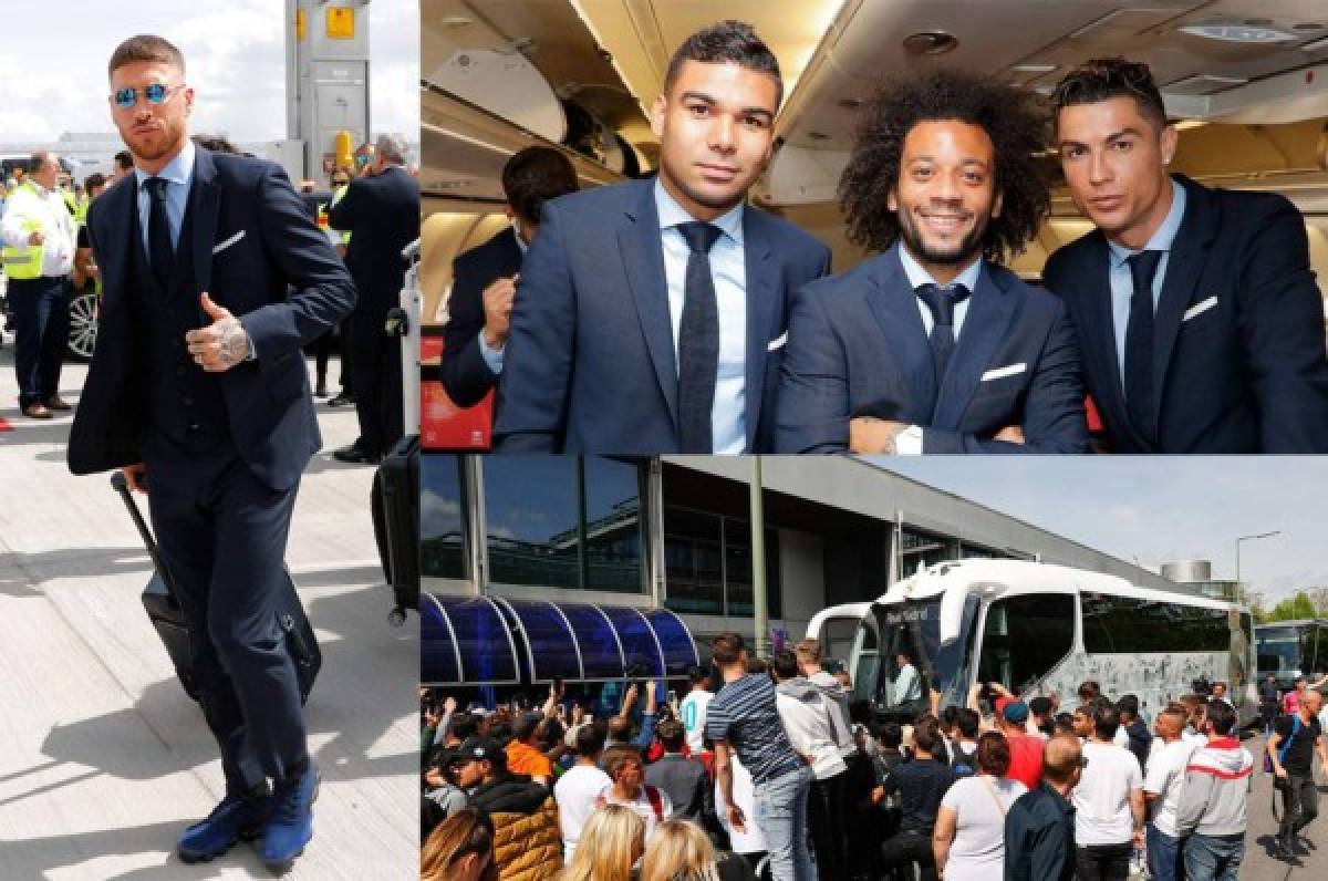 En fotos: Con mucho estilo, así fue la llegada del Real Madrid a Múnich