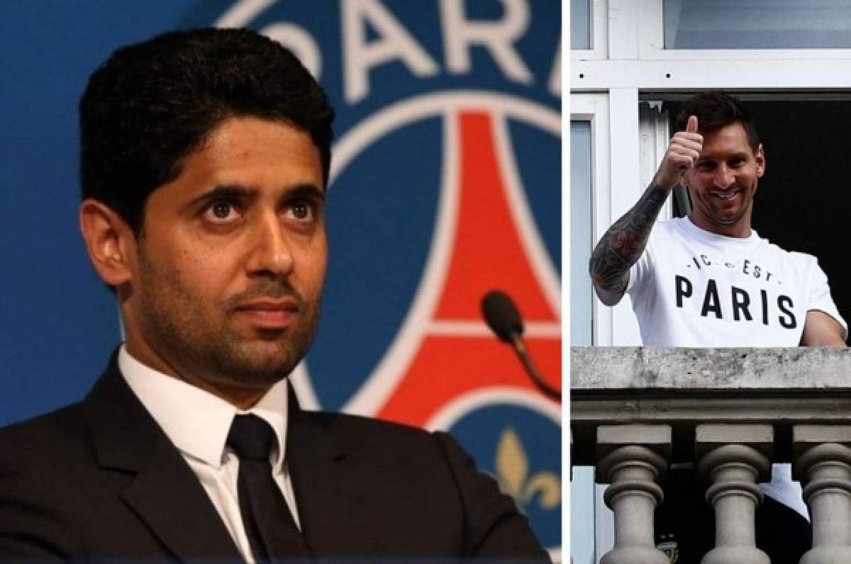 Nasser Al-Khelaïfi sobre la llegada de Messi: 'Espero ver a nuestro equipo hacer historia'