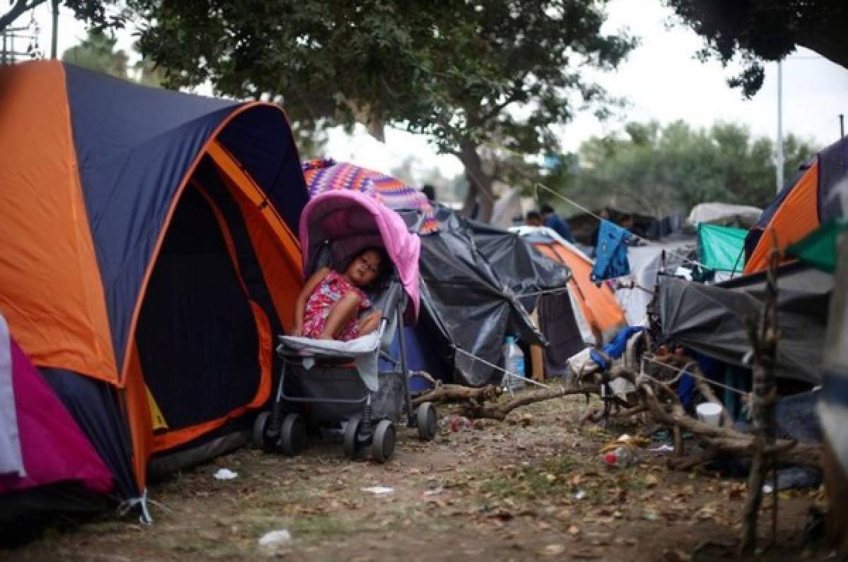 En condiciones extremas, migrantes centroamericanos en Tijuana se enferman