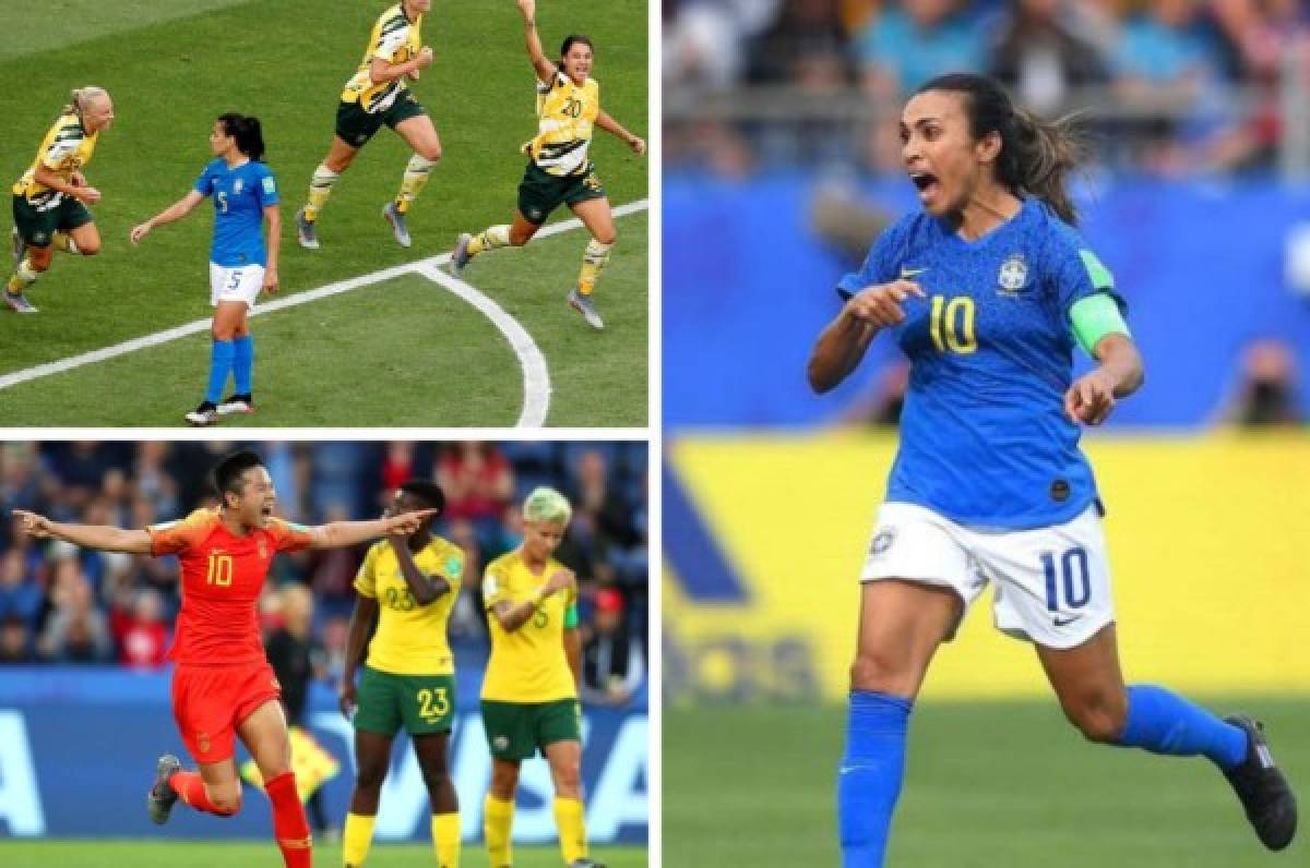 Mundial Femenino de Francia: Australia remonta a Brasil y China gana por la mínima  