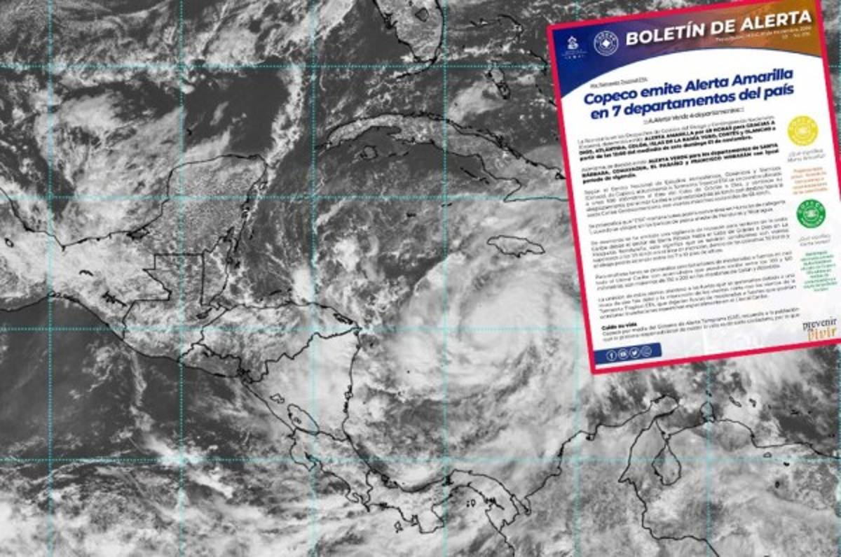 Tormenta ETA: Honduras emite alerta amarilla en siete departamentos ante llegada del fenómeno meteorológico