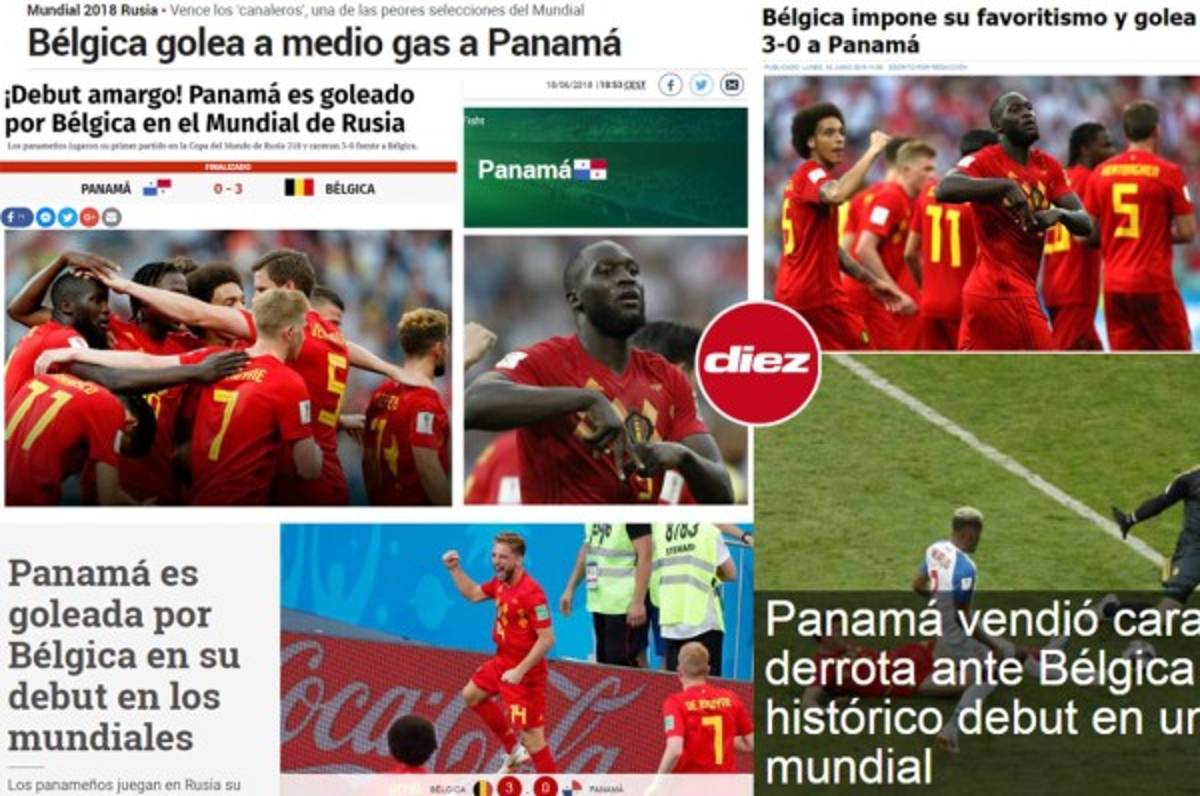 ''Es una de las peores del Mundial'', así reacciona la prensa tras el debut de Panamá en Rusia 2018