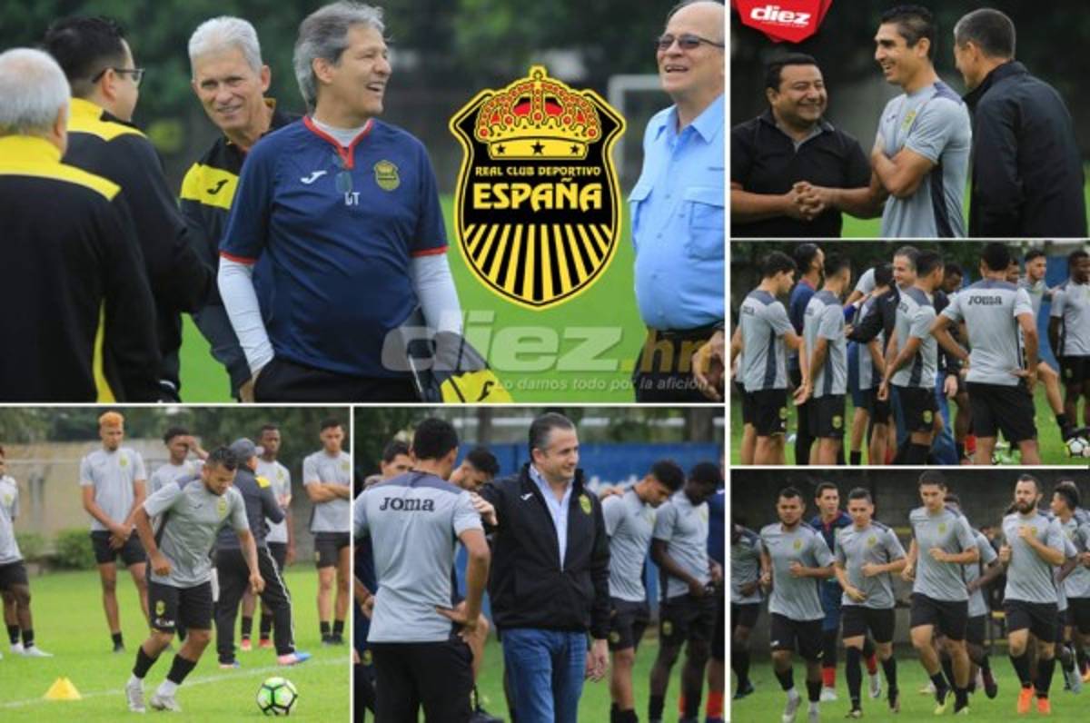 EN FOTOS: Así fue el primer entreno de Carlos Restrepo al mando del Real España