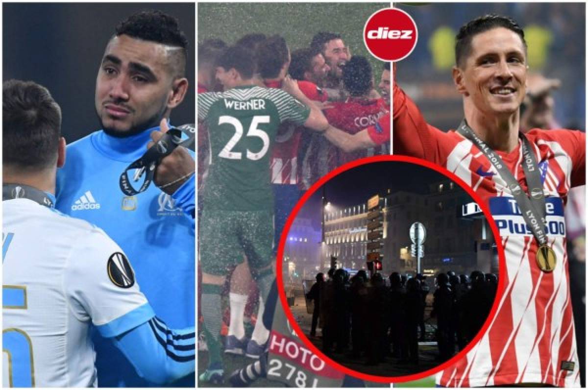 NO SE VIO: El llanto de Payet, los relajos y todo lo que provocó el título del Atlético en la Europa League