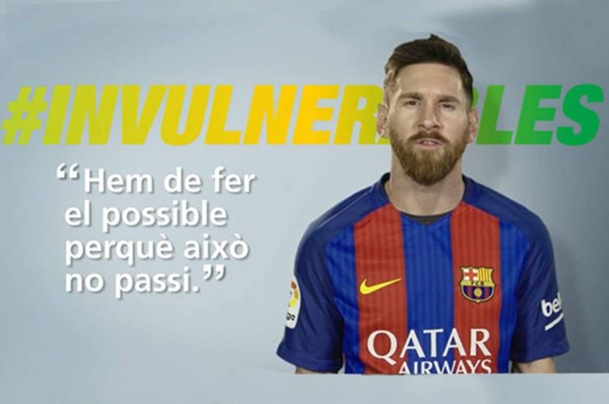 Messi colabora con el programa #Invulnerables contra la pobreza infantil