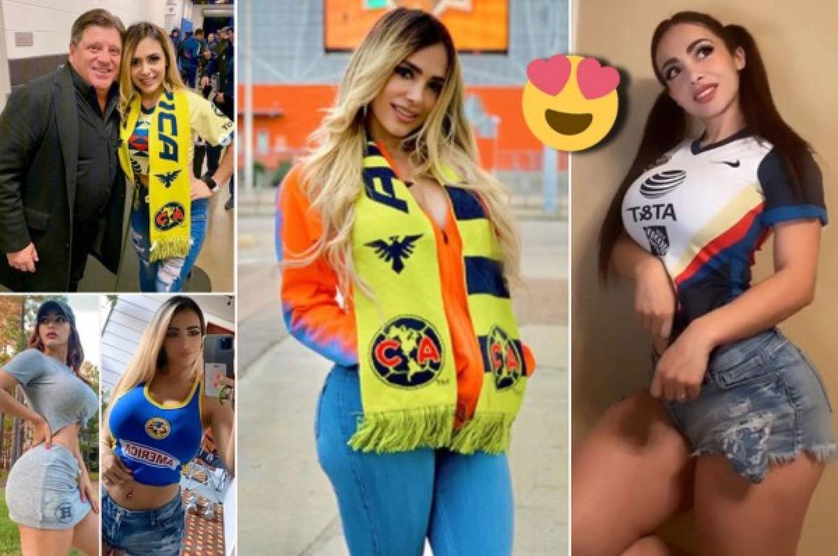 Así es Analy Bazán, la aficionada más linda del Club América que enamora en Estados Unidos