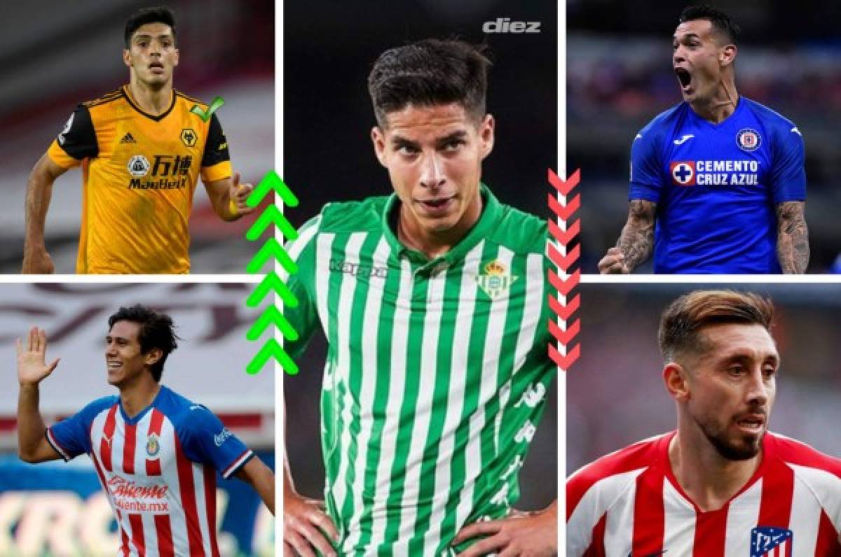 Mercado de fichajes México: Definido el futuro de Raúl Jiménez, bombazo de Diego Laínez y JJ Macías es noticia