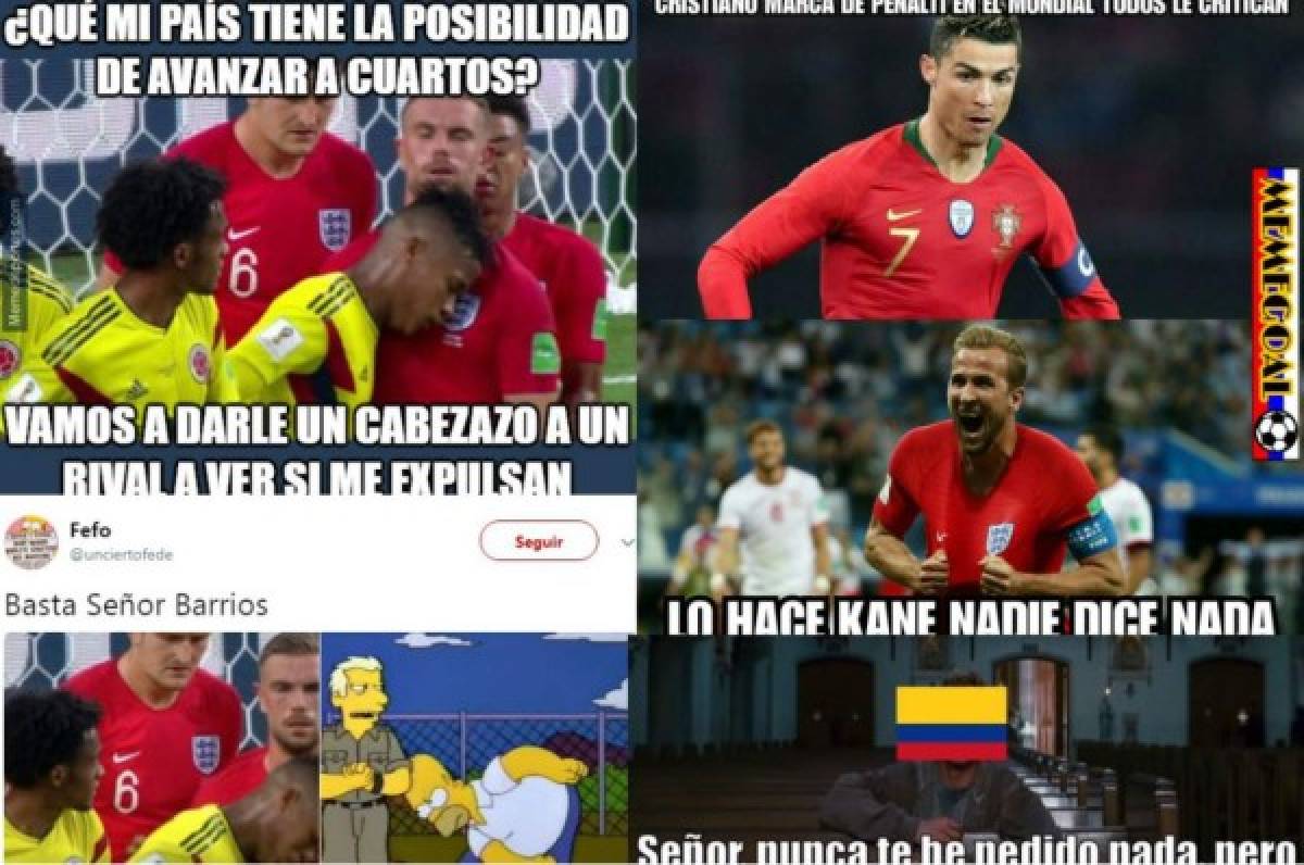 ¡Crueles! Los mejores memes de la eliminación de Colombia del Mundial a manos de Inglaterra