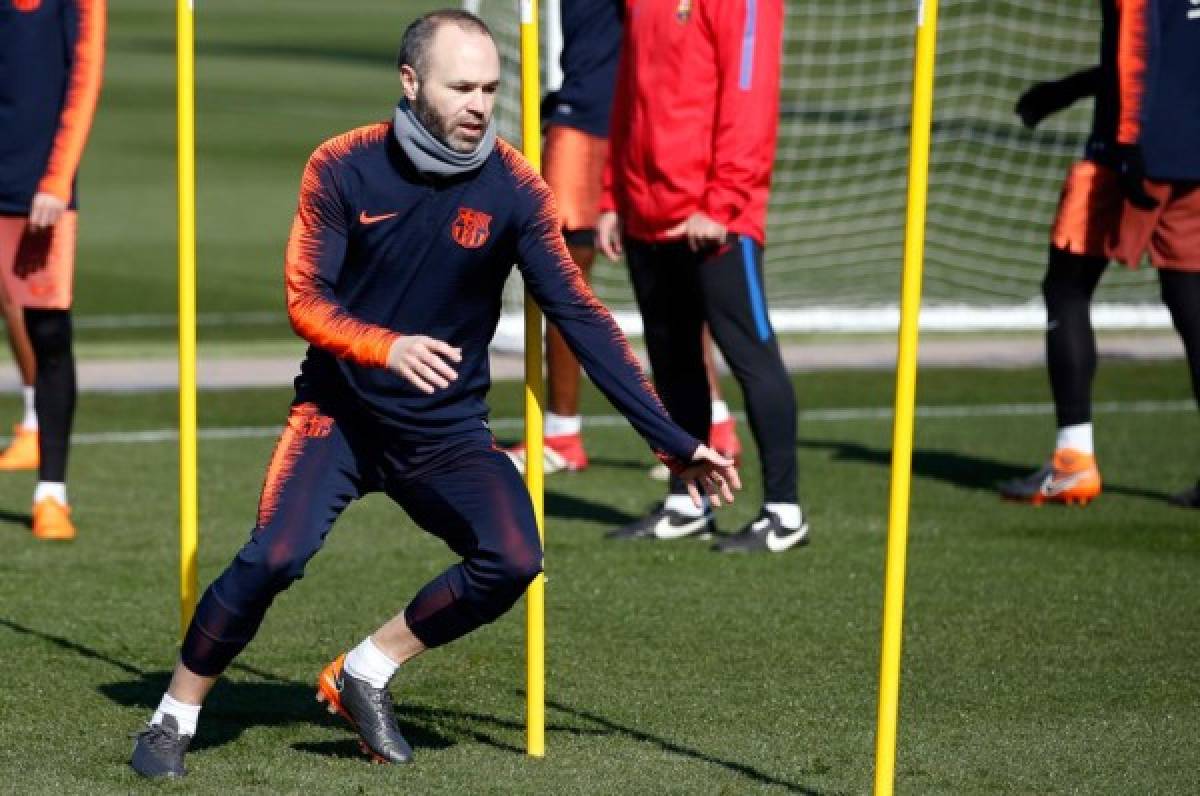 Buenas noticias: Iniesta apunta para estar contra el Chelsea en el Camp Nou