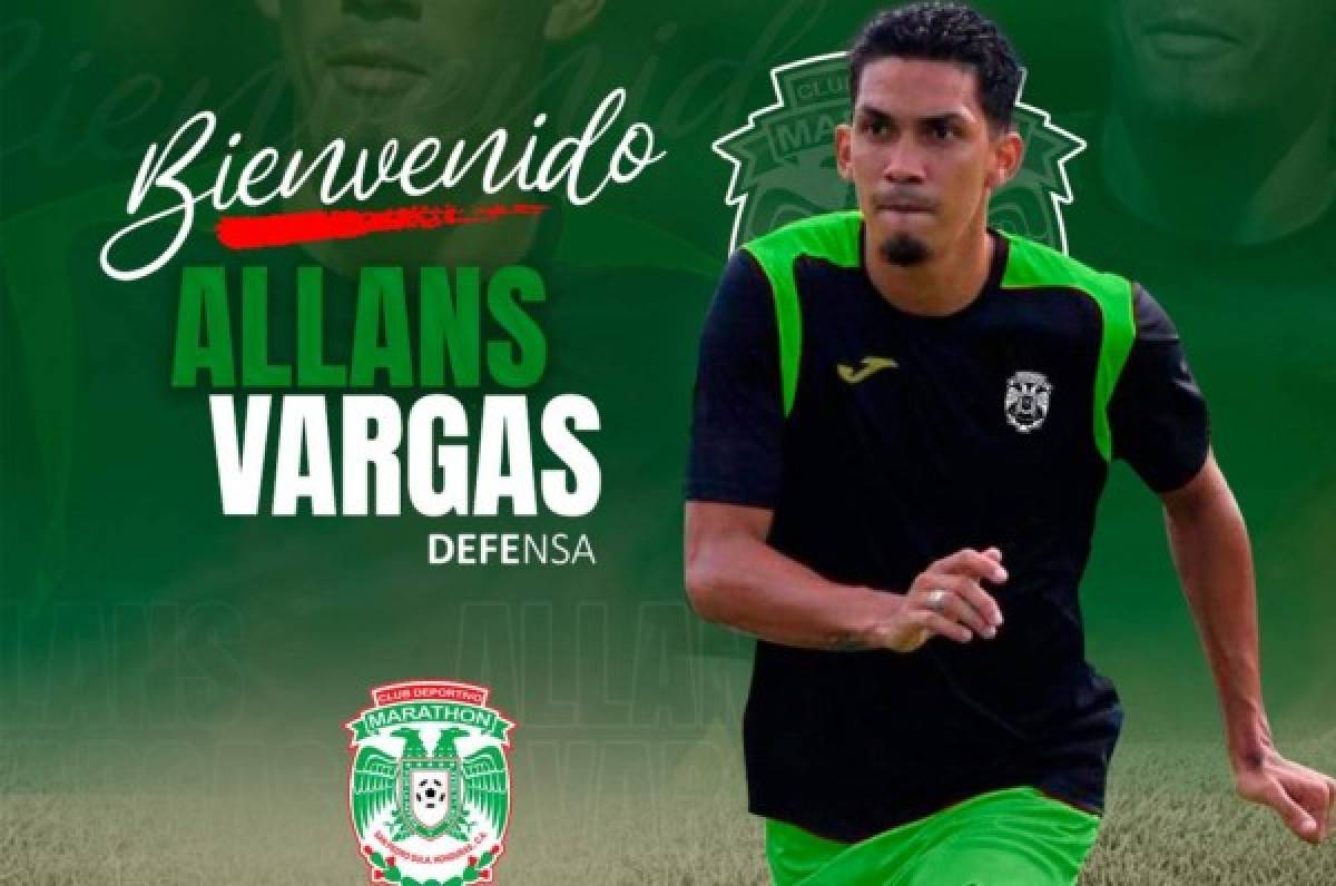 Marathón confirma su quinto fichaje para el Apertura 2021: se trata del defensor Allans Vargas