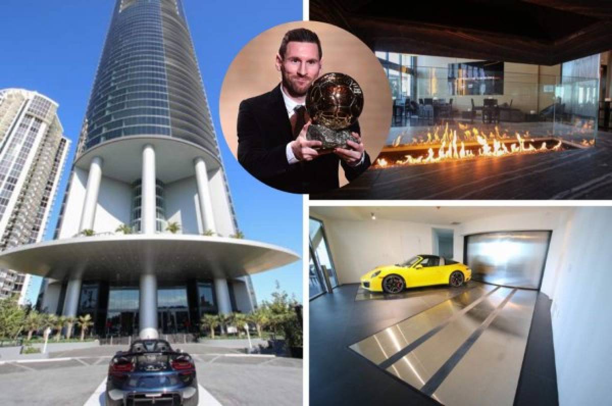 Revelan nuevas fotos del interior del millonario piso de Lionel Messi en Miami