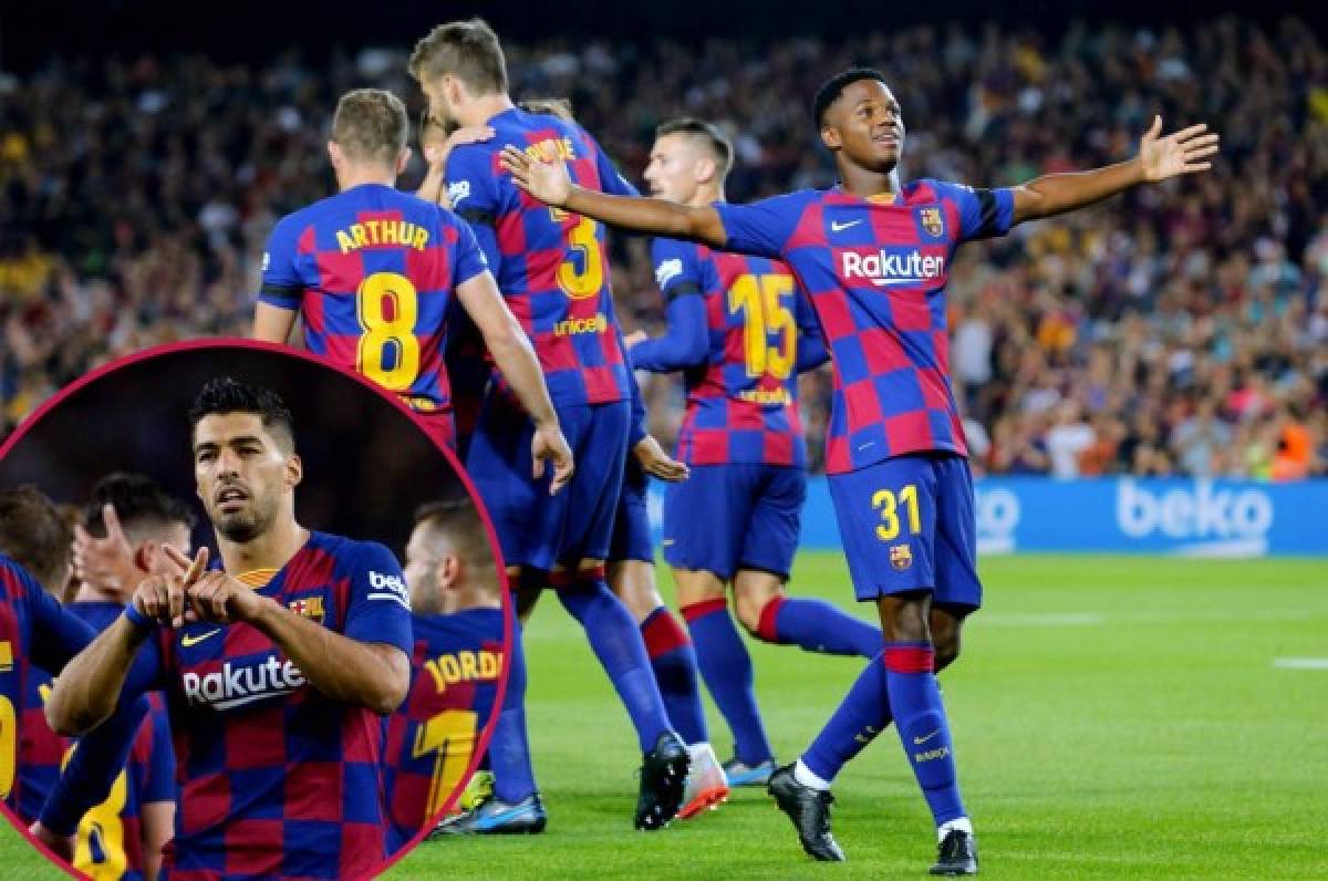 ¡Barcelona se hace respetar y golea al Valencia; Ansu Fati se lució!