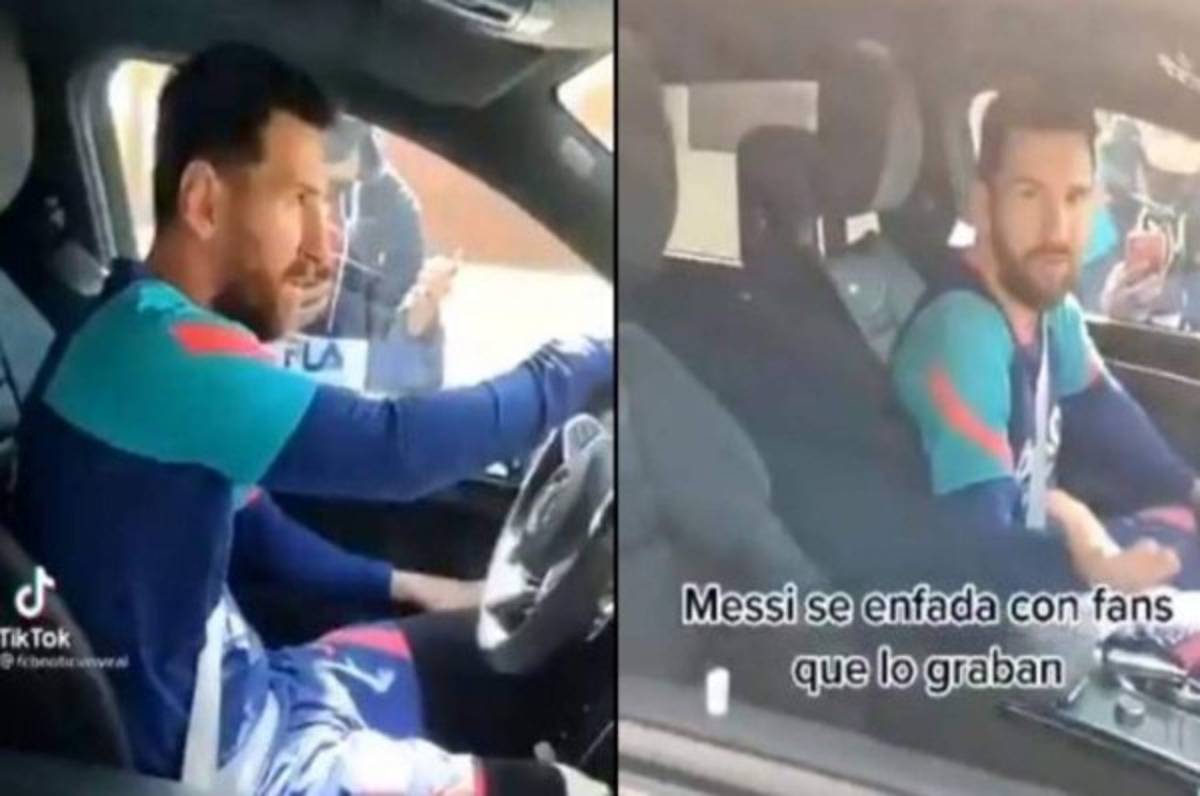 ¡Lo tiene cansado! El enfado de Messi con los aficionados que le graban para Tik Tok todos los días