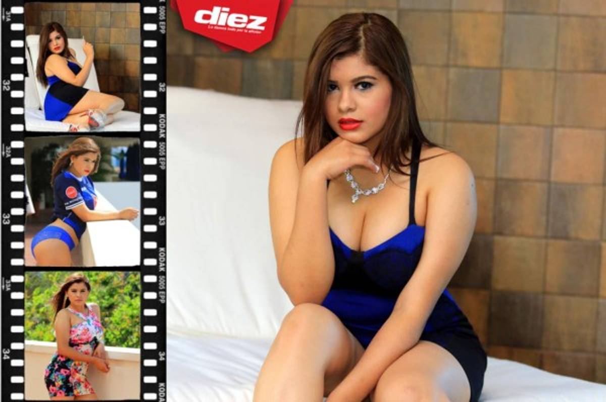 Así es Mariela Barahona, la sensual aficionada del Motagua