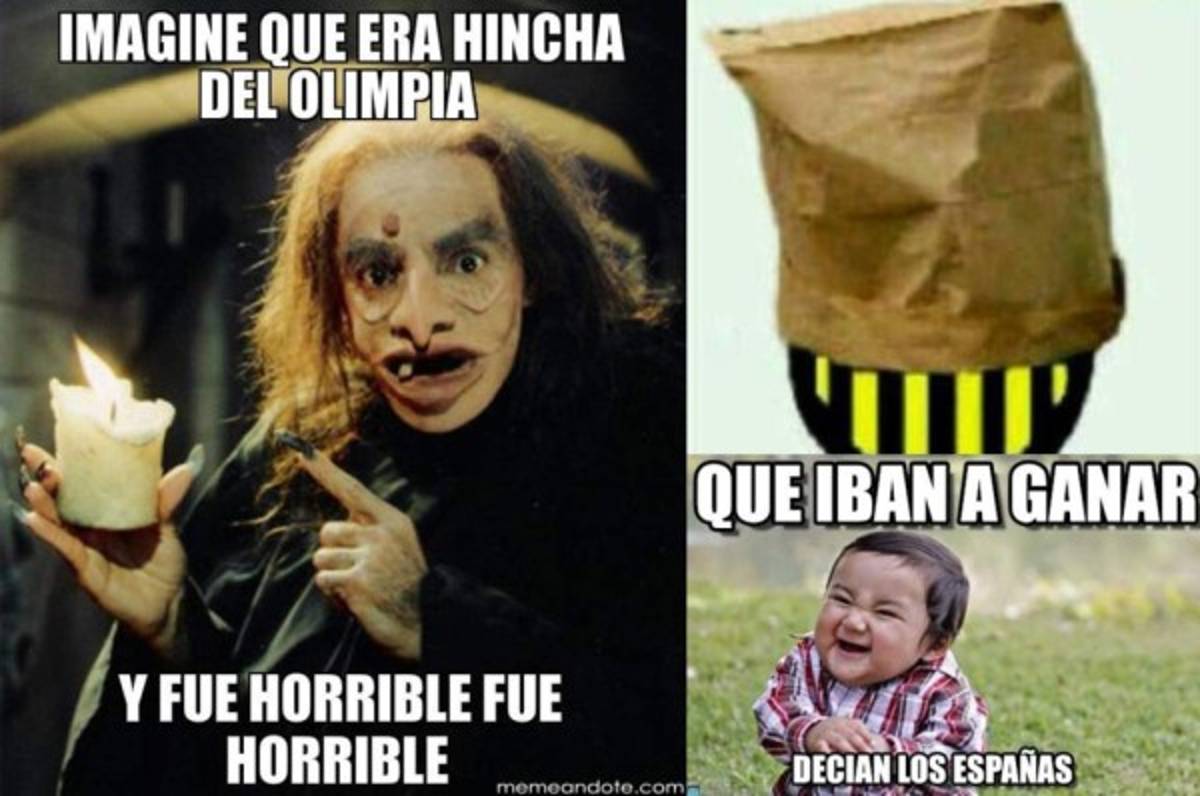 Los memes masacran a Olimpia y Real España por perder en semifinales