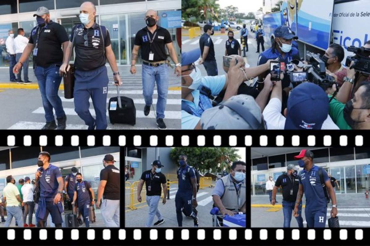 ¡Con guaruras fue recibido Coito! Así fue la discreta llegada de la Selección de Honduras tras perder en México