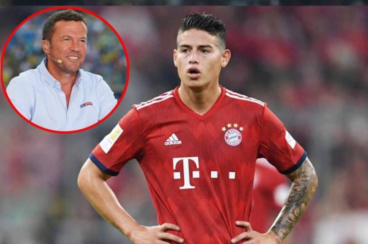 Matthäus ataca a James Rodríguez tras derrota del Bayern ante el Gladbach