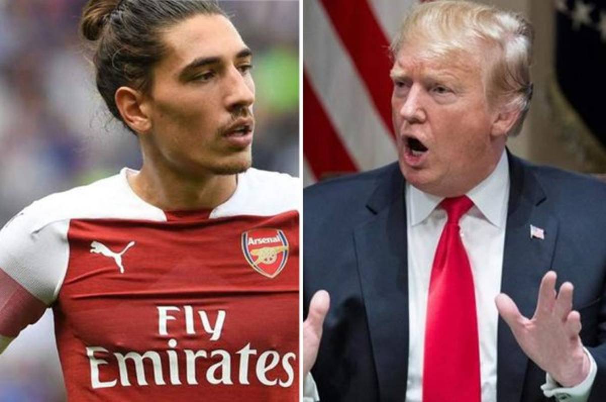 La respuesta de Héctor Bellerín a Donald Trump tras un mensaje en Twitter