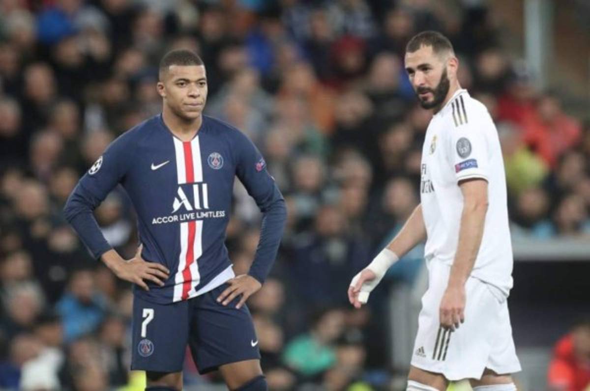 Karim Benzema presiona por el fichaje de Kylian Mbappé al Real Madrid: 'Que venga sería lo ideal