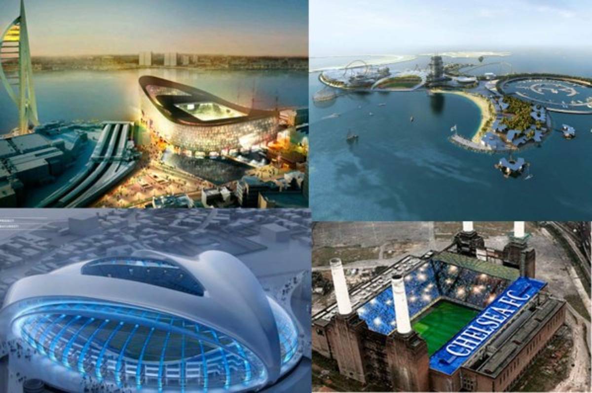 ¡Imponentes! Los futuristas estadios de fútbol que podrían haberse construido