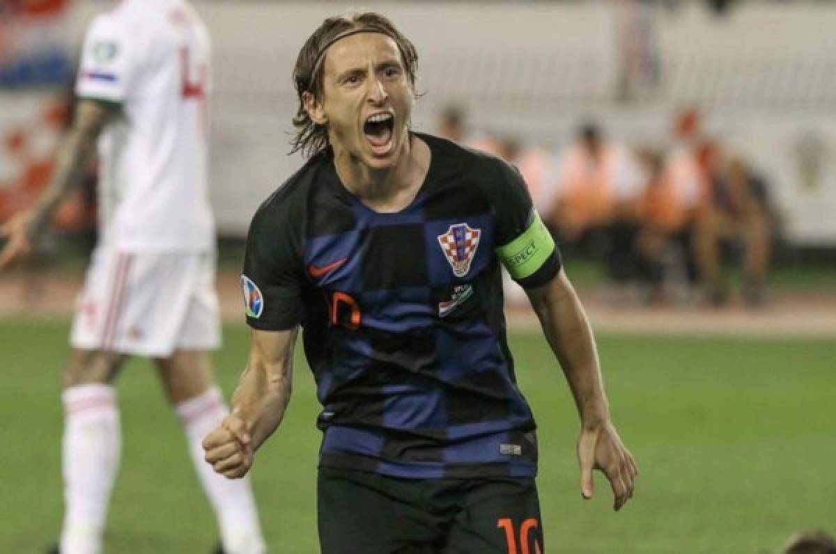 Modric lidera la goleada de Croacia ante Hungría en las eliminatorias de la Euro 2020