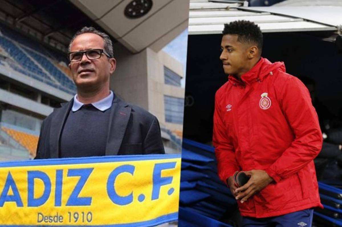 Técnico del Cádiz de España acepta interés en el hondureño Antony Lozano